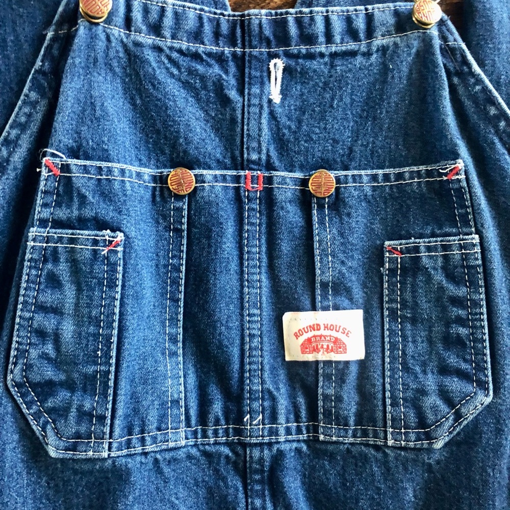 Round House Brand Denim Overalls - Size 48 x 30 (EUC) - Picture 2 of 9
